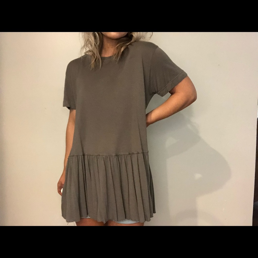 hunter green tunic